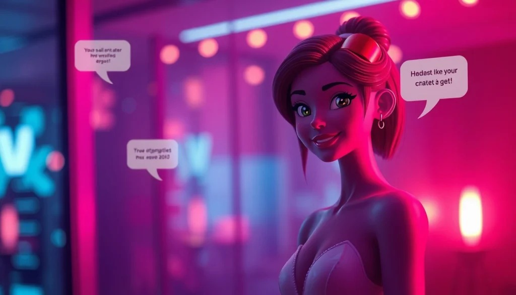 Engage in porn ai chat with a charming AI character in an intimate digital space.